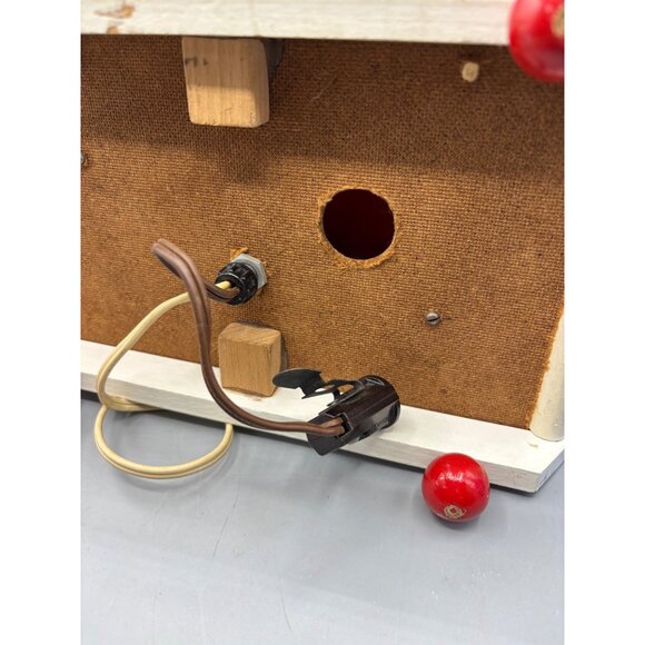 Vtg Noahs Ark Wooden Nursery Lamp Animals DOES NOT WORK - Picture 6 of 9